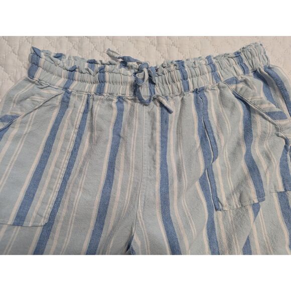 🌿 Gloria Vanderbilt Rainey Linen Capri Pants L - Picture 4 of 7